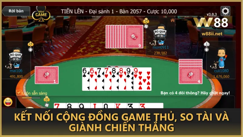 Kết nối cộng đồng game thủ, so tài và giành chiến thắng