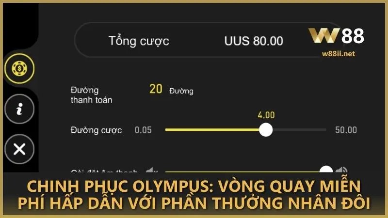 Chinh phục Olympus: Vòng quay miễn phí hấp dẫn với phần thưởng nhân đôi