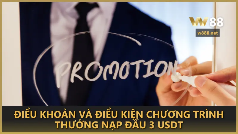 Điều khoản và điều kiện chương trình thưởng nạp đầu 3 USDT